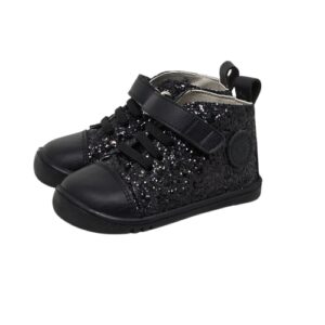 Bota Respetuosa Negra Glitter