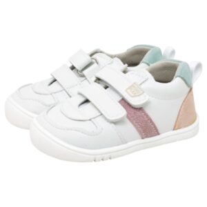DEPORTIVAS BAREFOOT PF 3002-1 MICRO ROSA Y CELESTE - PIRUFLEX