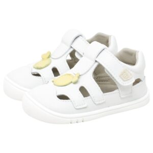 SANDALIAS BAREFOOT PF 3007-3  MICRO BLANCO PEZ AMARILLLO -  PIRUFLEX
