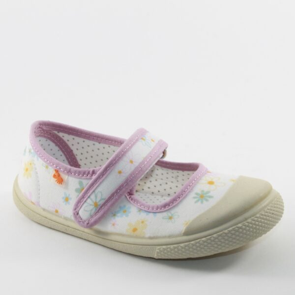 MERCEDITAS BAREFOOT LONA BLANCO/FLORES - VULLADI