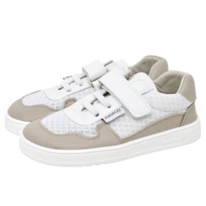 DEPORTIVAS BAREFOOT PF 5000-4 REJILLA BLANCO BEIGE -  PIRUFLEX