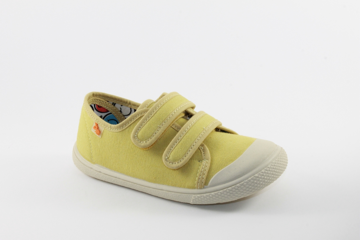ZAPATILLAS BAREFOOT LONA 2 VELCROS MOSTAZA- VULLADI 1 ZAPATILLAS BAREFOOT LONA 2 VELCROS MOSTAZA- VULLADI