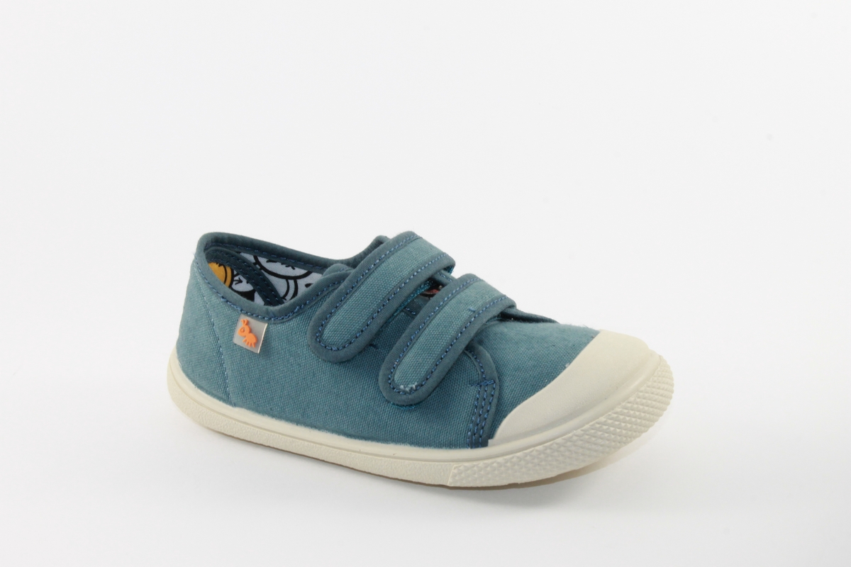 ZAPATILLAS BAREFOOT LONA 2 VELCROS OCEAN - VULLADI 1 ZAPATILLAS BAREFOOT LONA 2 VELCROS OCEAN - VULLADI