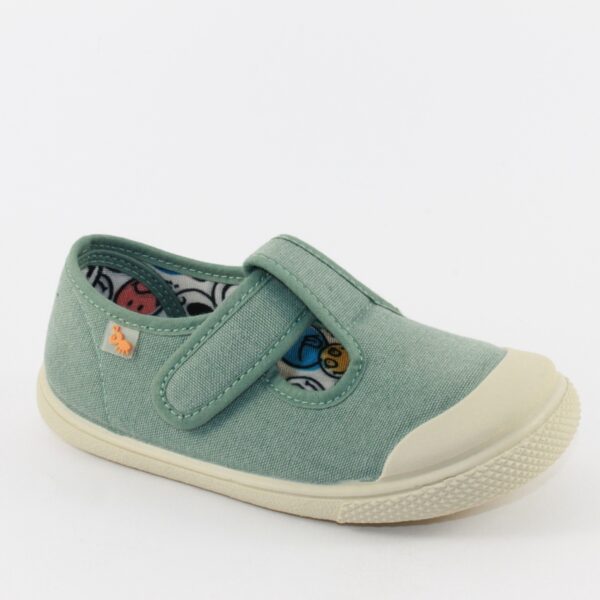 SANDALIA BAREFOOT PEPITO LONA BOSQUE - VULLADI