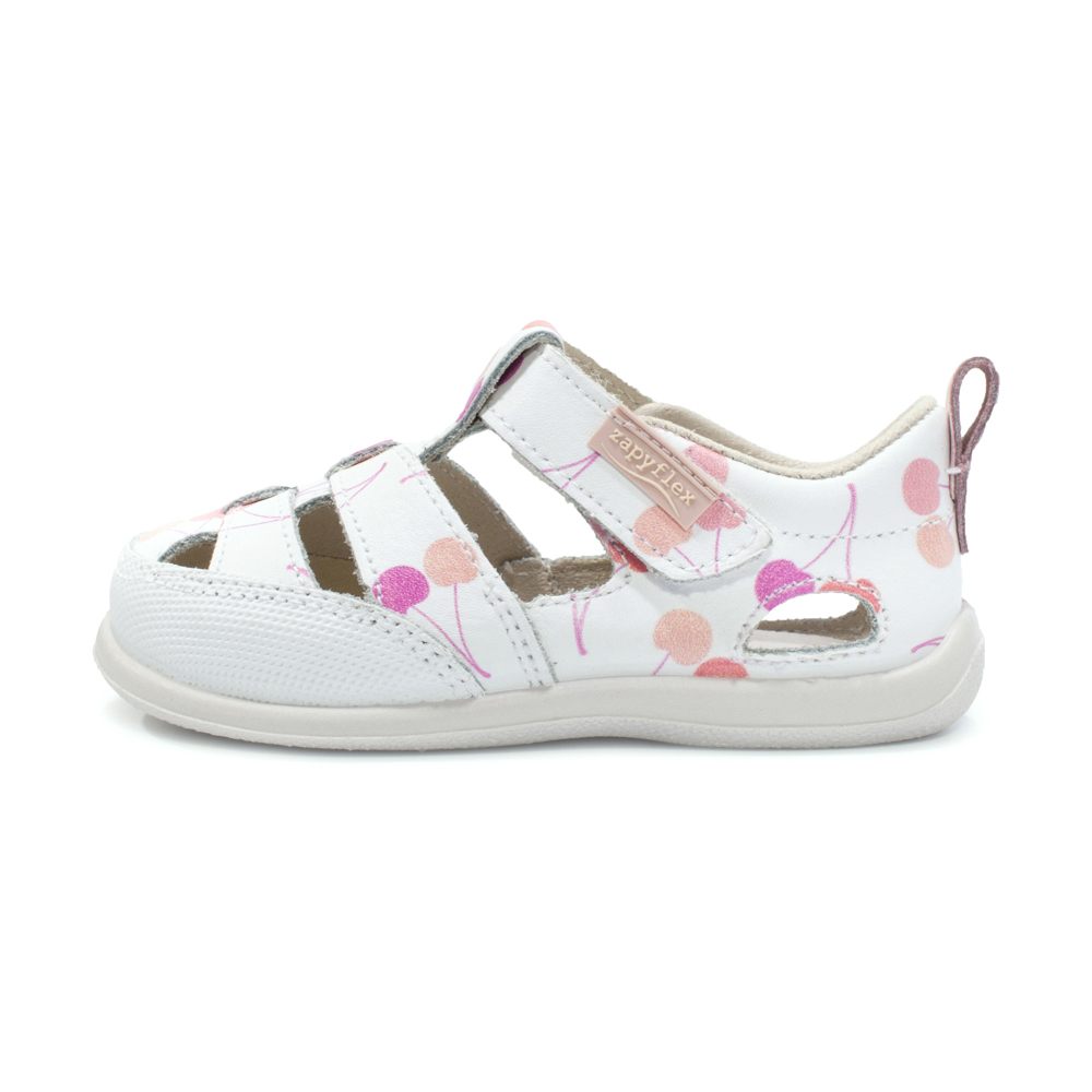 SANDALIAS BAREFOOT AL202301 BLANCO/CEREZA - ZAPY 2 SANDALIAS BAREFOOT AL202301 BLANCO/CEREZA - ZAPY - Imagen 2