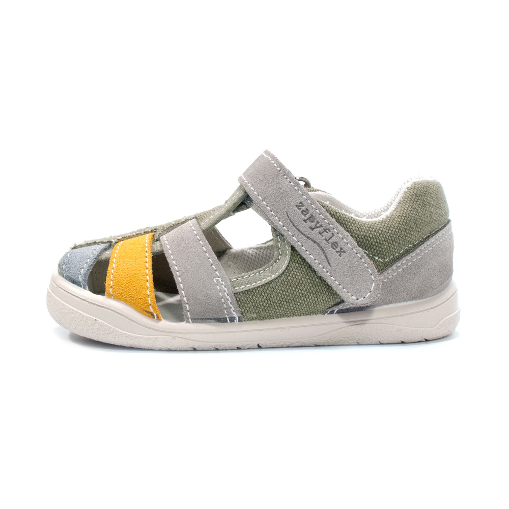 SANDALIAS BAREFOOT LONA AL301 KAKI/MOSTAZA - ZAPY 2 SANDALIAS BAREFOOT LONA AL301 KAKI/MOSTAZA - ZAPY - Imagen 2