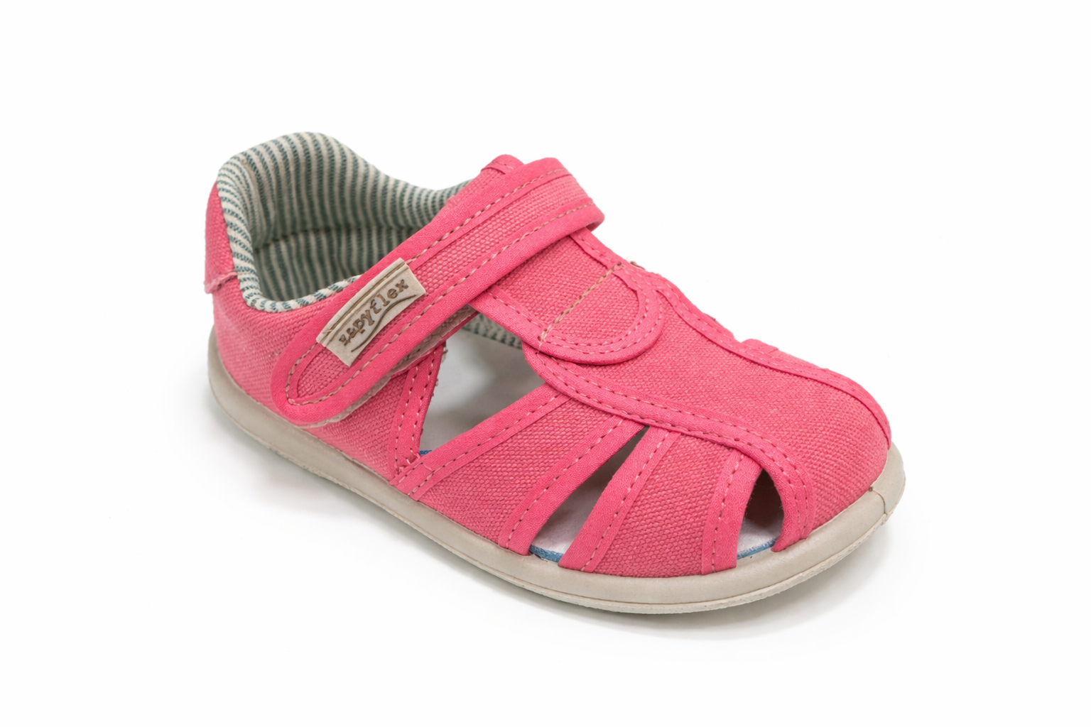 SANDALIAS BAREFOOT LONA SABINA CORAL - ZAPY 1 SANDALIAS BAREFOOT LONA SABINA CORAL - ZAPY