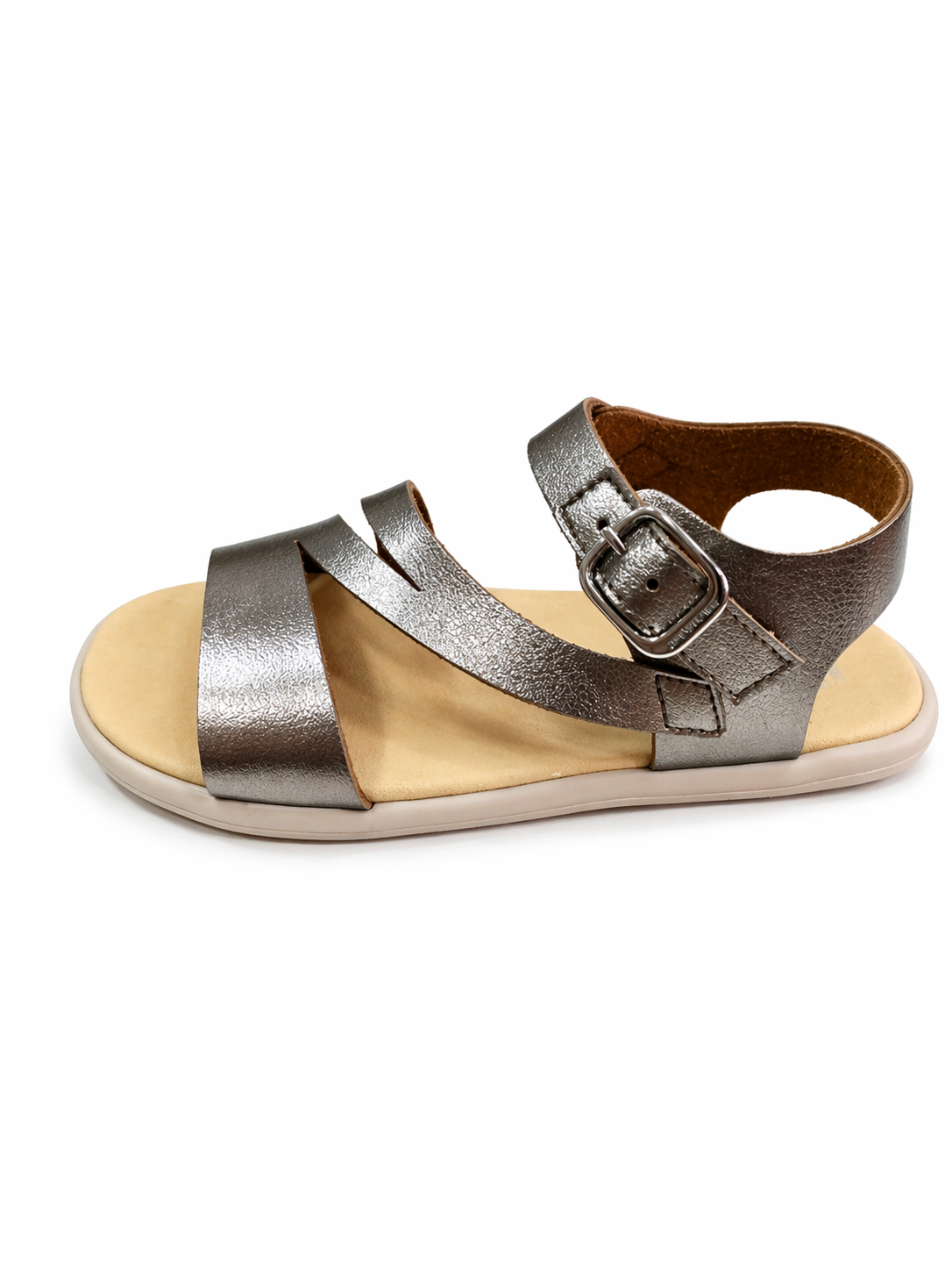 SANDALIAS BAREFOOT METÁLICO ACERO - ANDANINES 1 SANDALIAS BAREFOOT METÁLICO ACERO - ANDANINES