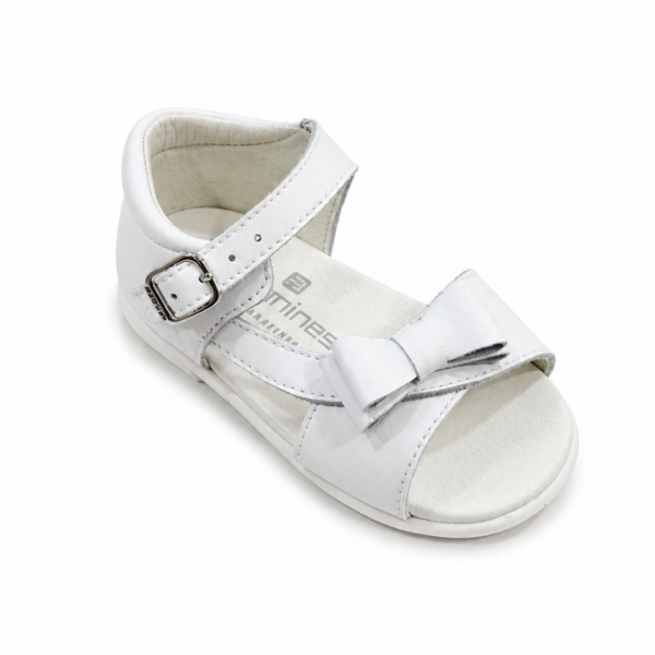 SANDALIAS BAREFOOT NAPA BLANCO LAZO -  ANDANINES
