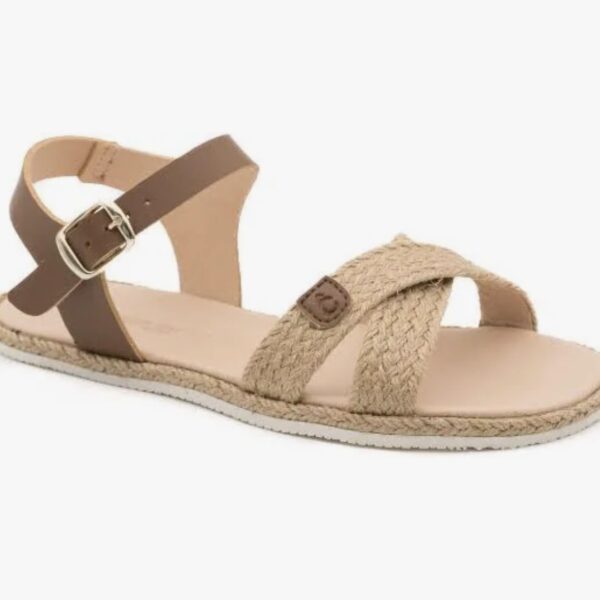 SANDALIAS BAREFOOT 15526 YUTE NATURAL -  COQUEFLEX