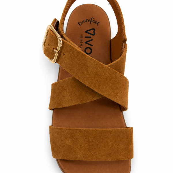 SANDALIAS BAREFOOT LINO SER WHISKY -  VIVANT