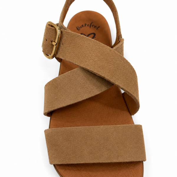SANDALIAS BAREFOOT LINO SER CAMELLO -  VIVANT