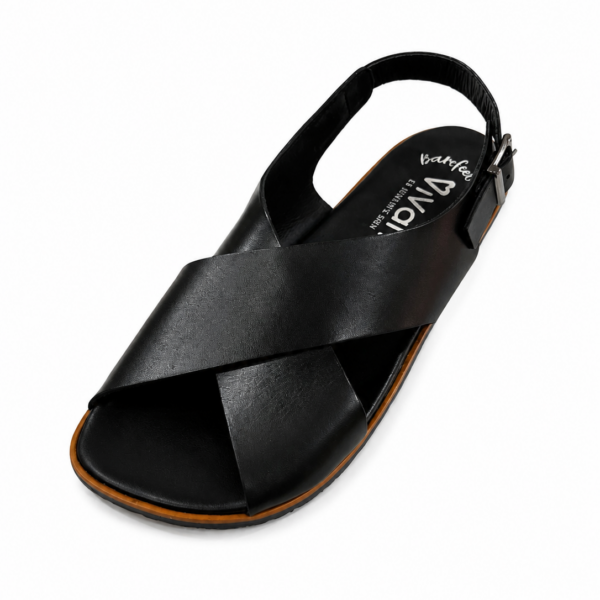 SANDALIAS BAREFOOT AURORA NATU NEGRO -  VIVANT