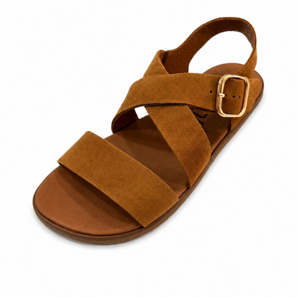SANDALIAS BAREFOOT LINO SER WHISKY -  VIVANT