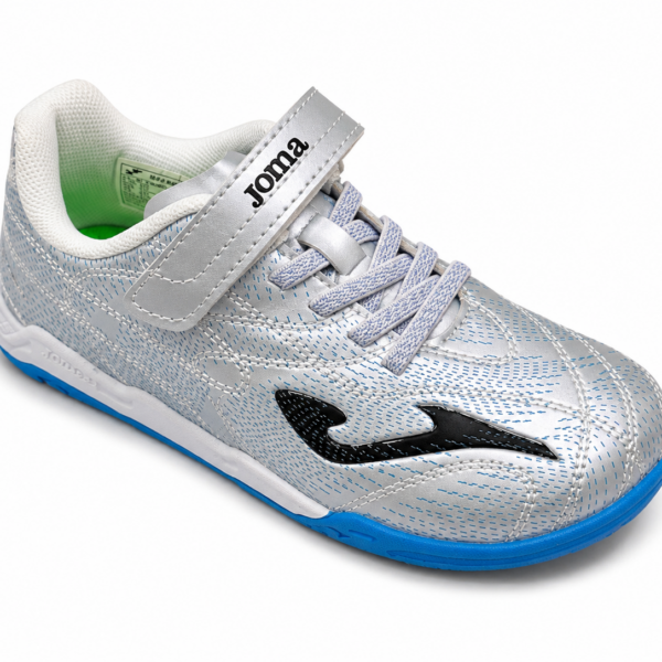 BOTAS FÚTBOL EVOLUTION MULTITACO BAREFOOT PLATA - JOMA