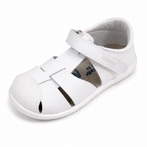 SANDALIAS BAREFOOT L500 FELIX BLANCO -  TITANITOS