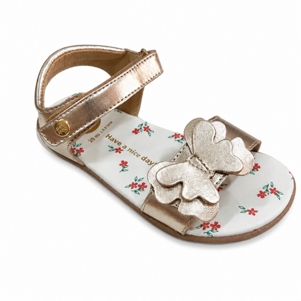 SANDALIAS BAREFOOT SLITE DORADO -  GIOSEPPO