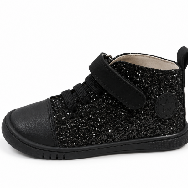 BOTAS BAREFOOT PF 240-3 GLITTER NEGRO - PIRUFLEX