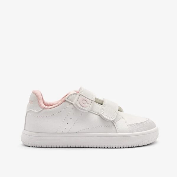 DEPORTIVAS COLEGIALES GOFLEX BLANCO ROSA - CONGUITOS