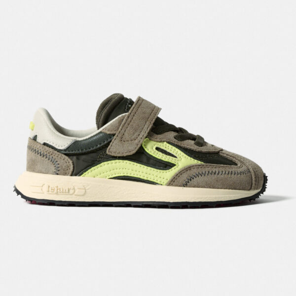 DEPORTIVAS LEJAN MELROSE KIDS BAREFOOT DARK OLIVE - LEJAN