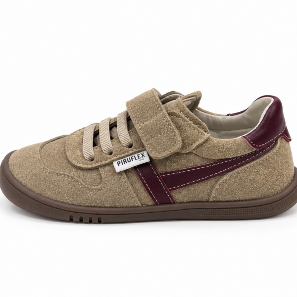 DEPORTIVAS BAREFOOT PF 3016-2 COW SUEDE FANGO - PIRUFLEX